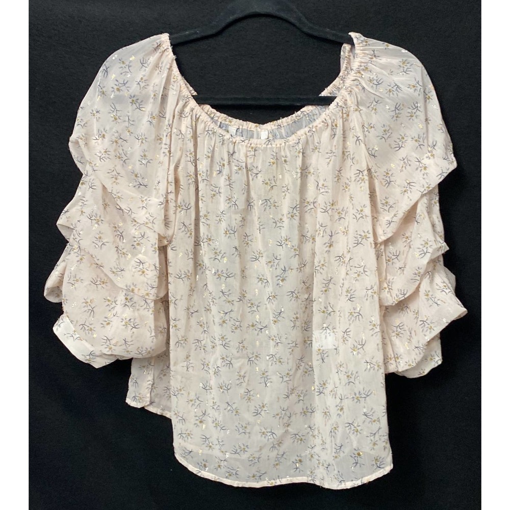 Women Chelsea & Violet Chiffon Medium Chiffon Crop Blouse